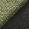 Tissu de revêtement Chenille Chiné – olive foncé/argent,  thumbnail number 3
