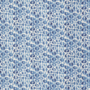 GOTS French Terry Batik motif léopard | TCC x LOOKS by Wolfgang Joop – bleu brillant/crème, 