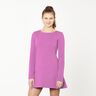 French Terry léger uni – lilas rouge,  thumbnail number 10