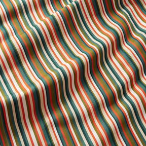 Extérieur Tissu pour chaise longue Rayures verticales 44 cm – vert foncé/orange, 