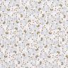 Tissu double gaze de coton Motif floral abstrait – blanc/jaune olive,  thumbnail number 1