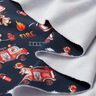 Sweatshirt gratté Chiens pompiers – bleu nuit,  thumbnail number 5