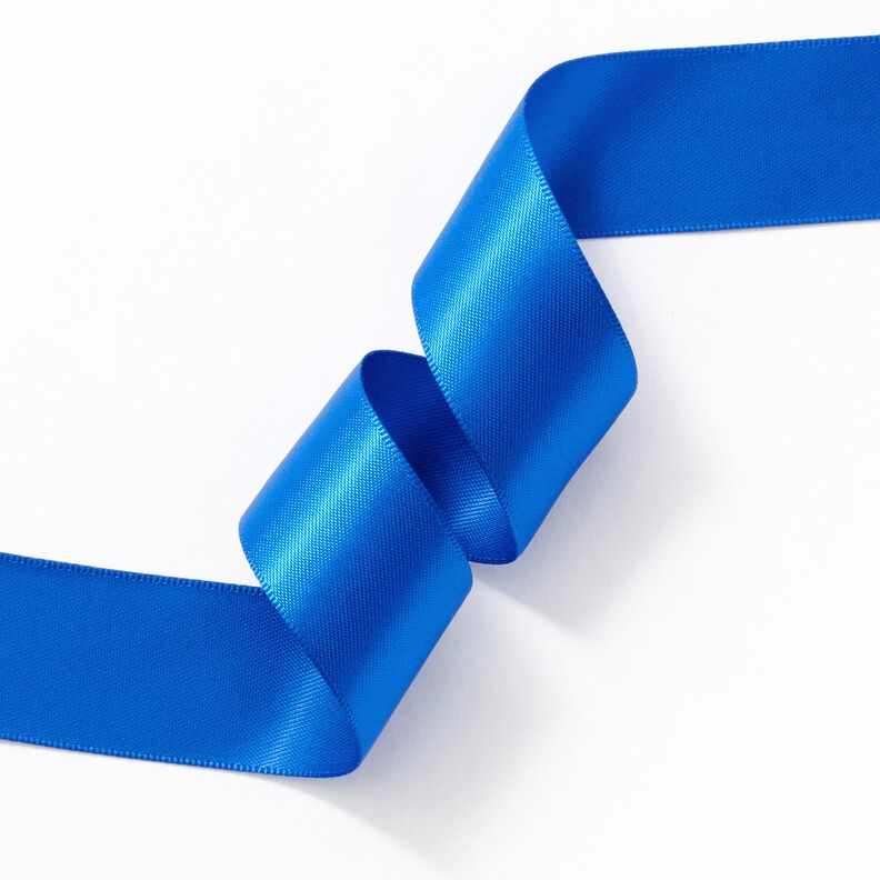 Ruban de satin [25 mm] – bleu roi,  image number 3