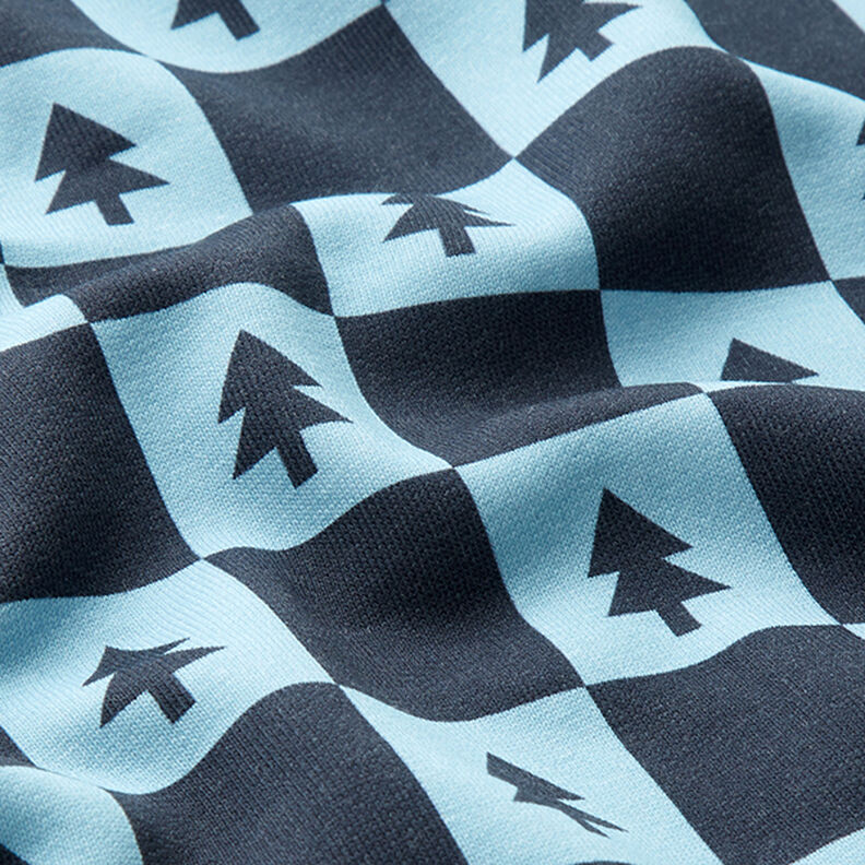 Soft sweat Sapins de Noël – bleu marine/bleu clair,  image number 2