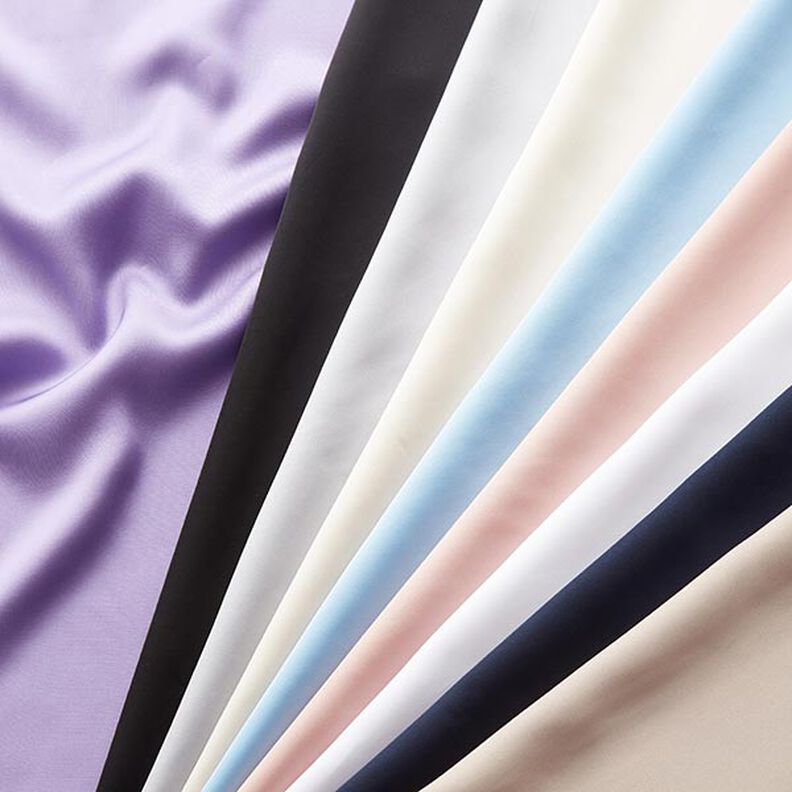 Satin viscose Uni – lilas pastel,  image number 5