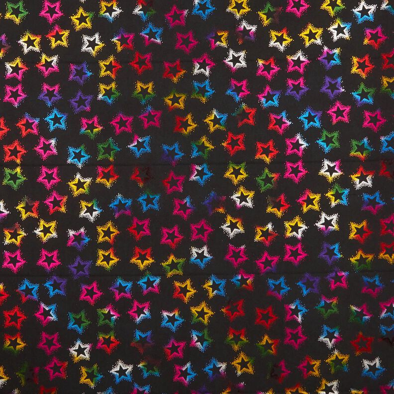 Softshell Étoiles en paillettes – noir/mélange de couleurs,  image number 1