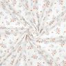 GOTS Tissu double gaze de coton Jolies petites fleurs  | Poppy Fabrics – ivoire/orange,  thumbnail number 3