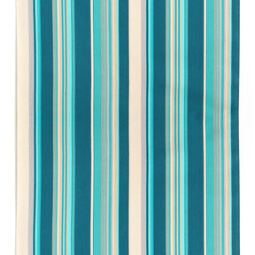 Extérieur Tissu pour chaise longue Rayures verticales 44 cm – amande/pétrole, 