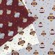 Tissu en coton Popeline Boules de Noël pointues – gris/or,  thumbnail number 5