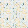 Popeline coton triangles colorés – blanc,  thumbnail number 1