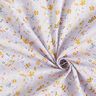 Popeline de coton Fleurs délicates – lilas pastel/jaune curry,  thumbnail number 3