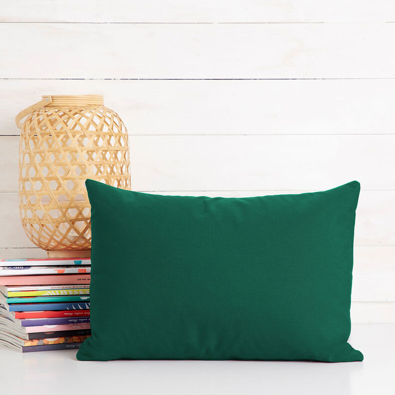 Tissu en coton Cretonne Uni – vert sapin,  image number 9