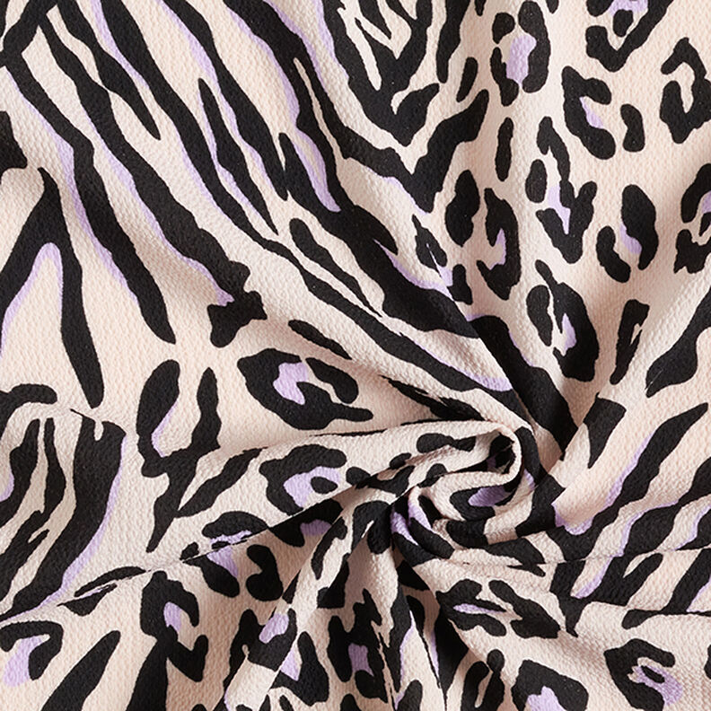 Crêpe léger Zebra – rosé,  image number 3