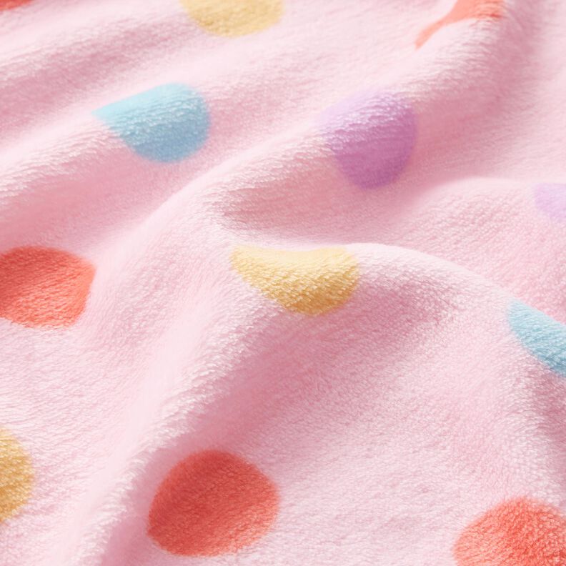 Polaire douillet Points multicolores – rose clair,  image number 2