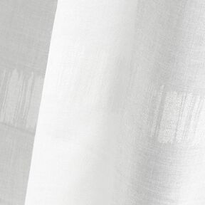 Tissu pour voilages Voile Rayures délicates 295 cm – blanc/ivoire, 