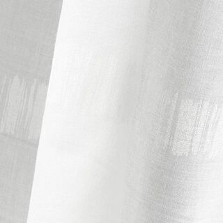 Tissu pour voilages Voile Rayures délicates 295 cm – blanc/ivoire, 