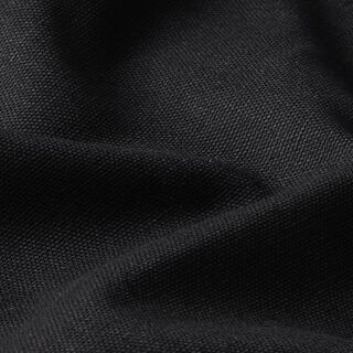 Tissu de décoration Canvas – noir | Reste 50cm, 