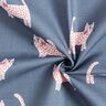 Tissu de décoration Semi-panama Chats – gris foncé,  thumbnail number 4