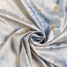 Satin stretch Marguerite en batik – nature/bleu clair,  thumbnail number 3