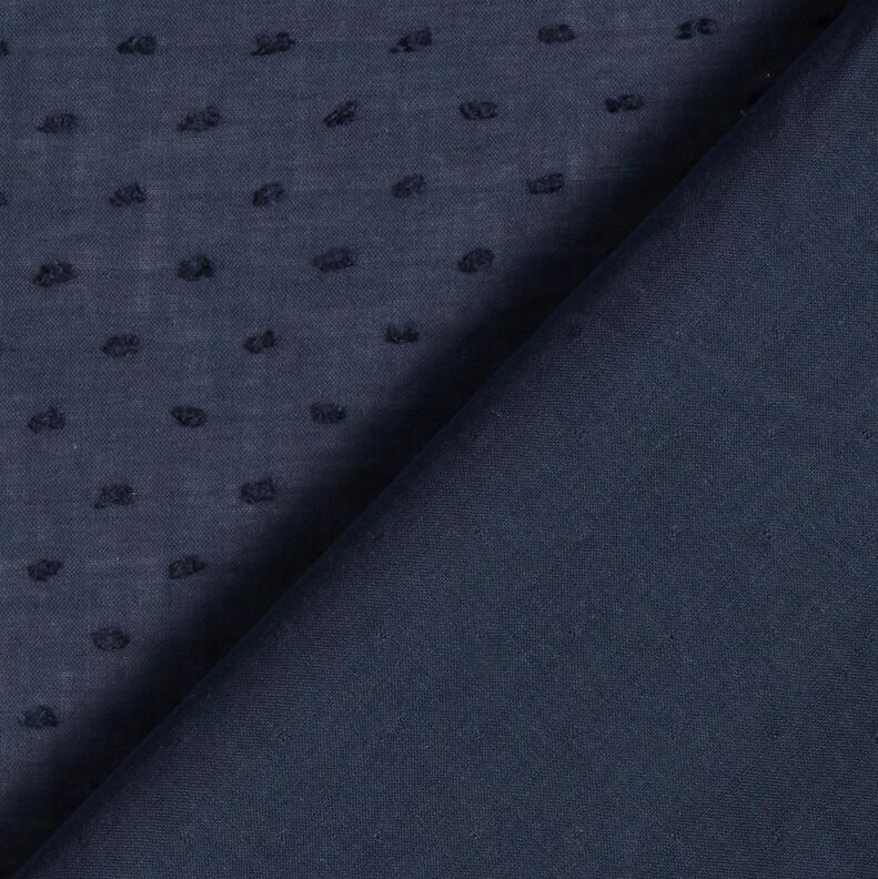 Batiste de coton Dobby – bleu nuit, image number 3