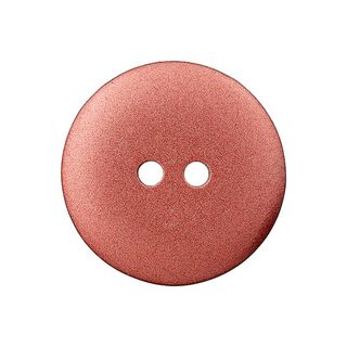 Bouton en polyester Metallic 2 trous – rouge, 