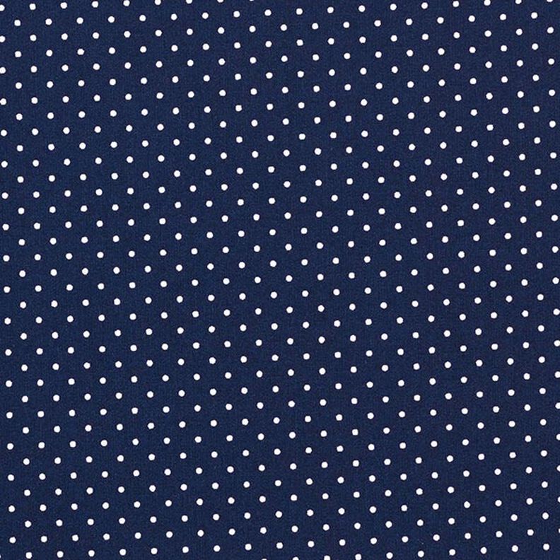 Coton enduit petits pois – bleu nuit, image number 1
