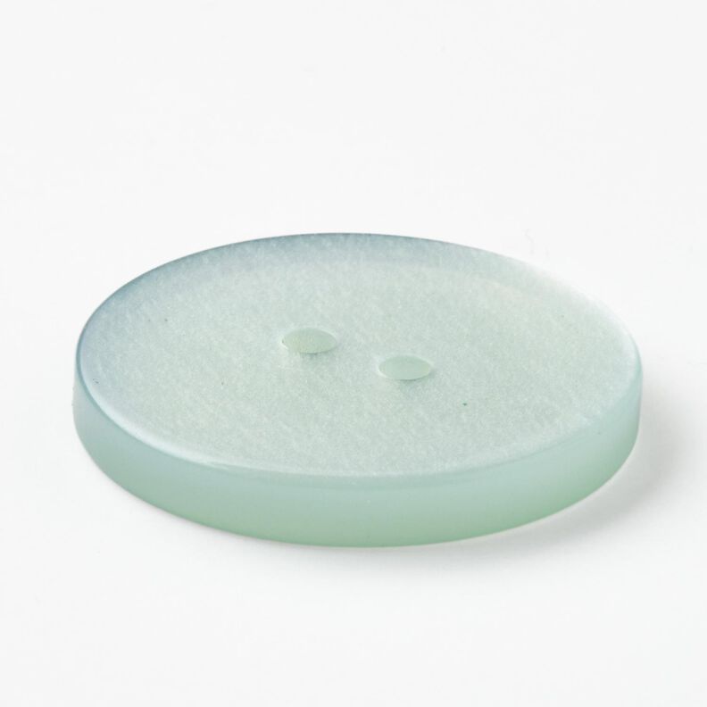 Bouton 2 trous brillant [Ø 25 mm] – menthe clair,  image number 3