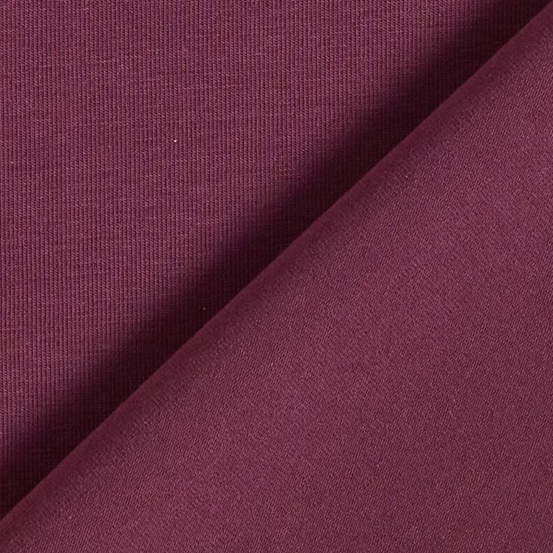 GOTS Jersey coton | Tula – aubergine,  image number 3
