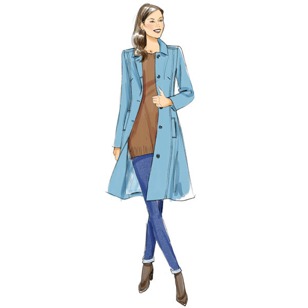 Manteau, Butterick 6385|40 - 48, image number 4