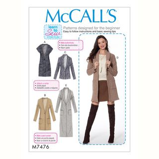Veste, McCalls 7476 | 32 - 40, 