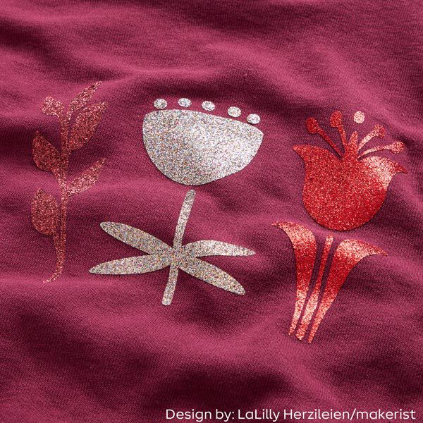 Film Flex paillettes Din A4 – rouge, image number 2