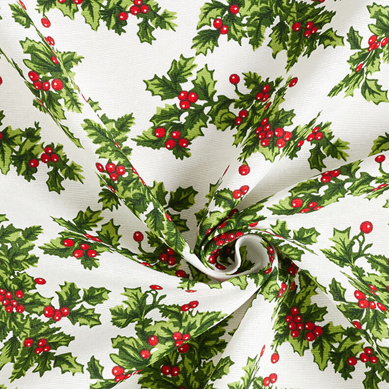 Tissu de décoration Canvas Gui – vert/rouge,  image number 3