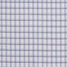 Tissu pour chemise à carreaux décalés – blanc/bleu clair,  thumbnail number 1