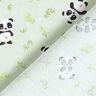Tissu en coton Cretonne Panda câlin – vert,  thumbnail number 4