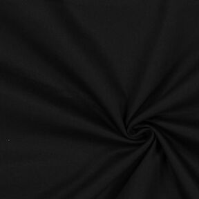 Tissu croisé en coton stretch – noir, 