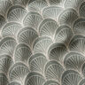 Tissu de décoration Semi-panama Éventails à nœud élégants – nature/roseau,  thumbnail number 2