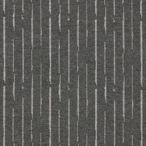 Jacquard maille Rayures en pointillés – granit/écru, 