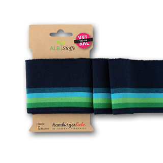 GOTS Bord-côtes CUFF ME POLO [140 cm | 7,5 cm]  | Albstoffe | Hamburger Liebe, 