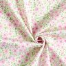 Tissu de décoration Satin de coton Mer de fleurs – rose clair/blanc,  thumbnail number 3