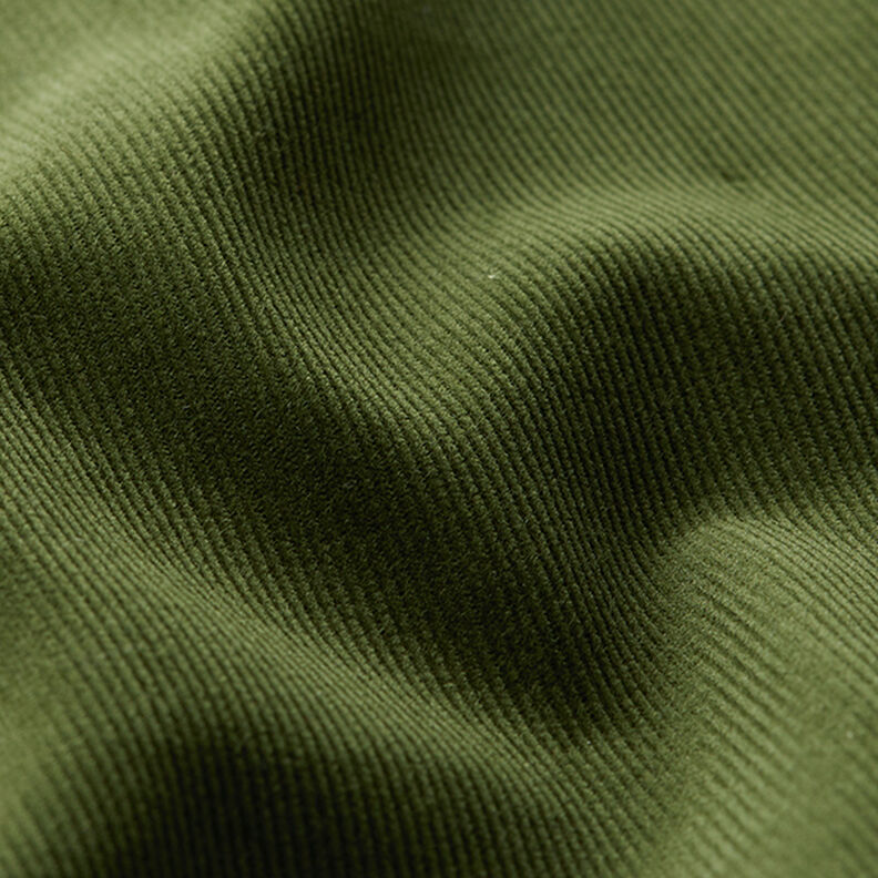 Velours milleraies Uni – olive foncé,  image number 3