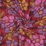 LENZING™ EcoVero™ Tissu viscose Fleurs | Poppy Fabrics – merlot/abricot,  thumbnail number 3