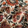 Tissu de décoration Gobelin Motif floral rétro – beige clair/cuivre,  thumbnail number 2