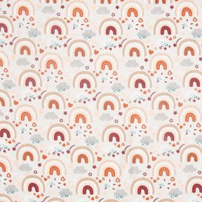 Popeline arc-en-ciel – beige clair, 