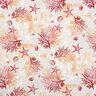 Tissu de décoration Canvas Collage marin – rouge/orange,  thumbnail number 1