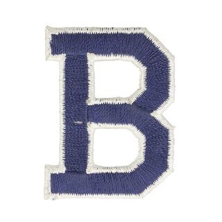 Application lettre B [ Hauteur : 4,6 cm ] – bleu marine, 
