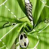 Tissu de décoration Semi-panama Match de football – vert,  thumbnail number 4