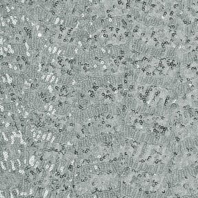 Tissu à micro paillettes uni – argent, 