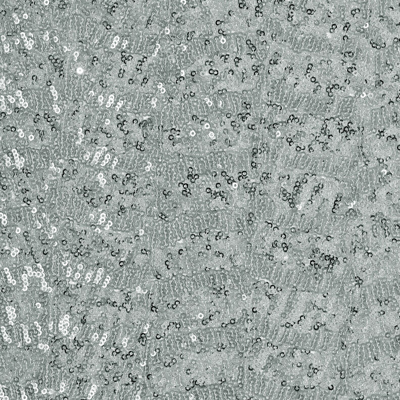 Tissu à micro paillettes uni – argent,  image number 1