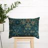 Tissu de décoration Gobelin Mandala Blumen – noir/bleu,  thumbnail number 7