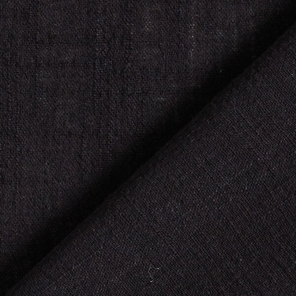 Tissu en coton Aspect lin – noir,  image number 3